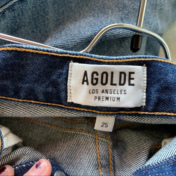 NWOT AGOLDE “the not so rigid jean” - Picture 6 of 7